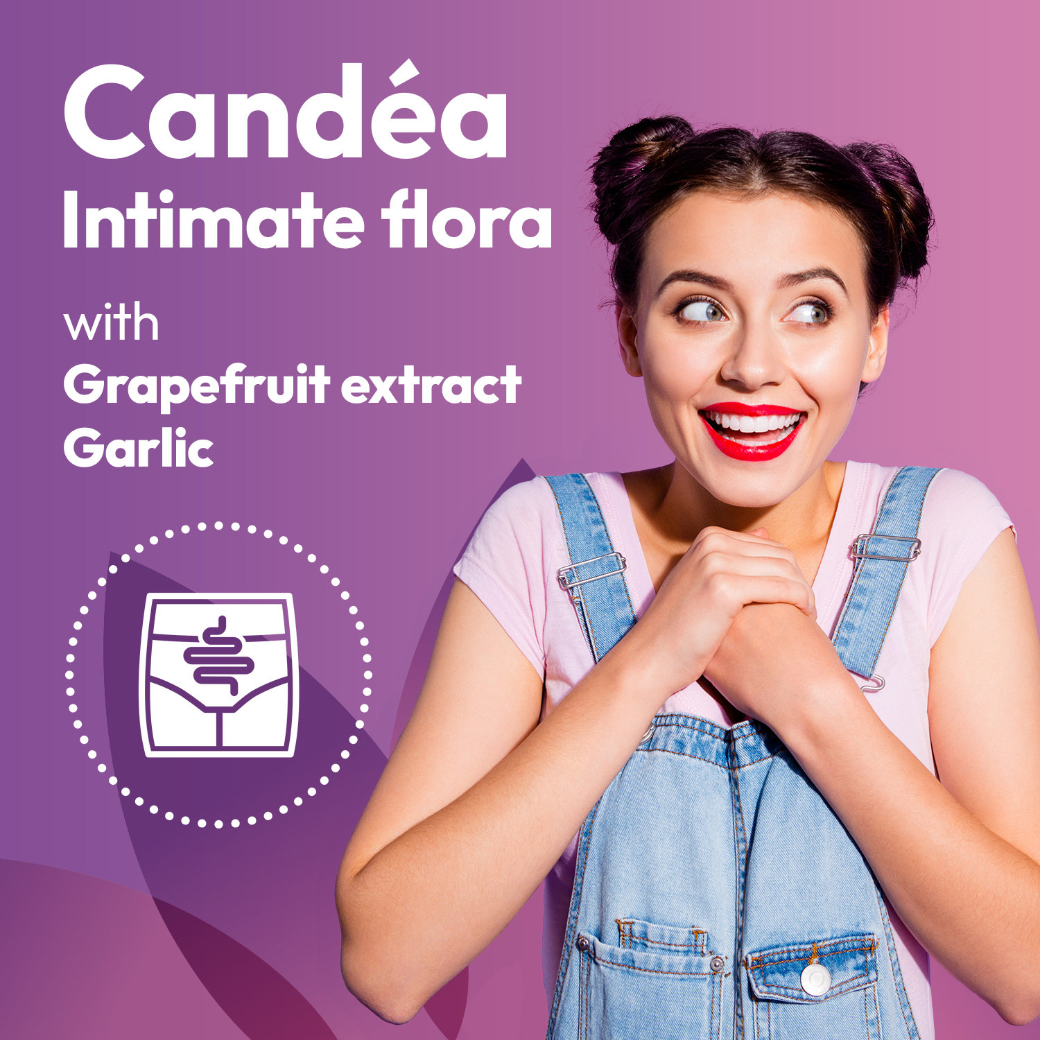 candea intimate flora with grapefruit extract garlic.