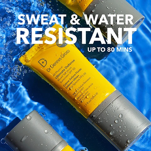 Image 1, sweat and water resistant up to 80 minutes. image 2, transparent zinc oxide protects skin from the effects of UVA, UVB and blue light. Hydrating complex - combination of 3 powerful humectants, including hyaluronic acid to replenish internal hydration. tranexamic acid - reduces and prevents the appearance of dark spots. image 3, SPF that keeps up with you. use daily in the AM as the final step in your skincare routine, 15 minutes before sun exposure. reapply every 2 hours. image 4, correct and prevent sun damage. first and second line of defense.
