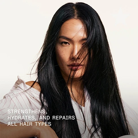 Image 1 - A woman with long, dark hair partially obscures her face, wearing a light-colored off-the-shoulder top, with text that reads STRENGTHENS, HYDRATES, AND REPAIRS ALL HAIR TYPES.
              Image 2 - A bottle of Olaplex No. 4 Bond Maintenance Shampoo with bubbles surrounding it, displaying the text 90% SMOOTHER, BETTER DETANGLING, MORE CONDITIONED*, and additional product details including REPAIRS, STRENGTHENS, & NOURISHES ALL HAIR TYPES, 250 ml/Net 8.5 fl oz, and a footnote regarding use with other products.
              Image 3 - A side-by-side comparison of hair before and after treatment, with noticeable differences in smoothness and shine, labeled BEFORE on the left and AFTER on the right, and additional text below stating UNRETOUCHED IMAGES and details about the hair care products used.
              Image 4 - A side-by-side comparison of hair showing a frizzy texture on the left labeled BEFORE and smooth, sleek hair on the right labeled AFTER, with additional text at the bottom stating UNRETOUCHED IMAGES* *Results may vary. Results achieved by cleansing with N°4 Bond Maintenance® Shampoo, conditioning with N°5 Bond Maintenance® Conditioner, then styling.
              Image 5 - Image shows two close-up sections of curly hair: the left side labeled BEFORE with frizzy texture and the right side labeled AFTER displaying defined and smooth curls, with additional text below stating UNTOUCHED IMAGES* *Results may vary. Results achieved by cleansing with Nº4 Bond Maintenance® Shampoo, conditioning with Nº5 Bond Maintenance® Conditioner, and applying Nº9 Bond Protector Nourishing Hair Serum to damp hair before styling.
              Image 6 - Image depicts two OLAPLEX hair care products: the No. 4 Bond Maintenance Shampoo and the No. 5 Bond Maintenance Conditioner, along with the text Pair Up for a Bestselling Routine, Strengthen + Nourish, and Moisturize + Smooth.