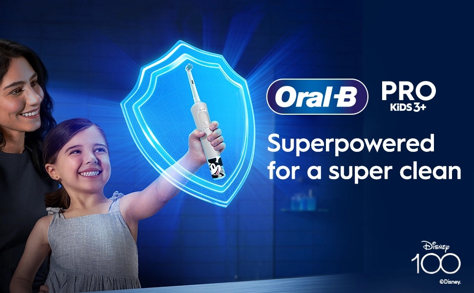 Oral-B Pro kids3+ Superpowered for a cuper clean