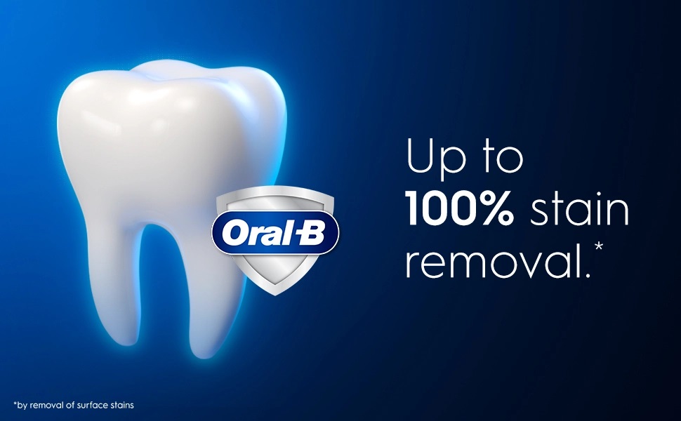 oral0b up to 100% stain removal