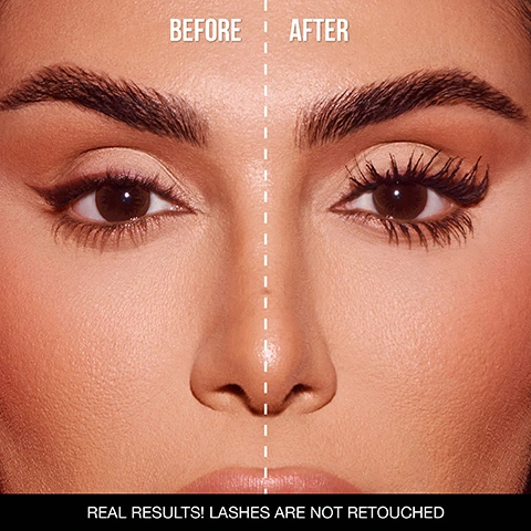 Before and After. Real results! Lashes are not retouched.