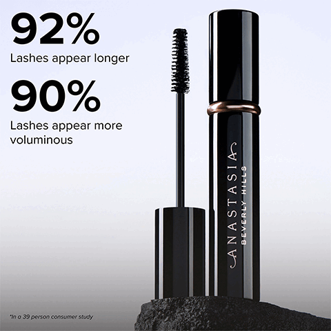 92% Lashes appear longer, 90% Lashes appear more voluminous. * in a 39 consumer study. Biotin, supports strong, healthy-looking lashes, Collagen, helps to create appearance of boosted lash volume, Peptides, enhance appearance of lash length and fullness. Award-winning. Lash sculpt, lengthen + volumizing mascara. Extension-effect lashes, buildable, long wear. Flunted + tapered wand, sculpts, stretches + separates, Collagen, biotin + peptides, nourishes+ enhances appearance of length + volume. Lash Brag volumizing mascara. Full bodied lashes, buildable, longwear, Hourglass-shaped wand, defines + voluptuously coats, Conditioning agents, softens, smooths and enriches lush lashes.