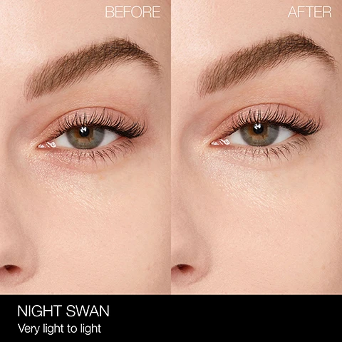 Image 1 - Image shows a comparison of a womans face in two sections labeled Before and After product shade Night Swan, with the text Very light to light, illustrating the application effects of makeup.
              Image 2 - Image shows a comparison of a womans face in three sections labeled Before, After Light Reflecting™ Eye Brightener, and After Radiant Creamy Concealer with Light Reflecting™ Eye Brightener on top, illustrating the application effects of makeup.
              Image 3 - Image shows a chart titled FIND YOUR LIGHT with three product categories: IF YOU WEAR..., TRY..., and various makeup shades listed for RADIANT CREAMY CONCEALER, LIGHT REFLECTING™ FOUNDATION, and LIGHT REFLECTING™ EYE BRIGHTENER. The visible text includes names of shades such as Chantilly, Affogato, Night Swan, and Goldenye.
              Image 4 - Image shows three NARS cosmetic products: Light Reflecting Eye Brightener with sheer, buildable coverage and luminous finish, Soft Matte Complete Concealer with full coverage and soft matte finish, and Radiant Creamy Concealer with medium, buildable coverage and radiant finish, along with their best uses: instant under-eye illumination, smoothing skin and concealing imperfections, and blurring the appearance of imperfections respectively.
              Image 5 - A white jar of NARS product is shown with the lid slightly open, revealing a light beige cream inside, accompanied by text that states LIFT. LIGHT. IGNITE. Helps smooth fine lines Crease-resistant Instantly awakened look Up to 24-hour brightness.
              Image 6 - Image shows six swatches of makeup shades with their names and descriptions: NIGHT SWAN - pink tone for very light to light complexions, GOLDENEYE - peach tone for light to medium complexions, IMPOSSIBLE DREAM - warm pink tone for medium to lighter medium-deep complexions, MAGIC HOUR - peach tone for medium-deep complexions, SUNFIRE - warm red tone for medium-deep to deep complexions, AMULET - red brown tone for deep complexions. Text reads SIX VERSATILE SHADES Sheer, buildable formula allows for flexible coverage.
              Image 7 - An arrangement of NARS makeup products, including Light Reflecting Foundation, Radiant Creamy Concealer, Light Reflecting Eye Brightener, and Light Reflecting Setting Powder, with descriptive text for each item outlining their features and benefits.
              Image 8 - Image shows a comparison of a womans face in two sections labeled Before and After product shade Goldeneye, with the text medium, illustrating the application effects of makeup.
              Image 9 - Image shows a comparison of a womans face in two sections labeled Before and After product shade Impossible Dream, with the text light to medium, illustrating the application effects of makeup.
              Image 10 - Image shows a comparison of a womans face in two sections labeled Before and After product shade Magic Hour, with the text medium-deep, illustrating the application effects of makeup.
              Image 11 - Image shows a comparison of a womans face in two sections labeled Before and After product shade Sunfire, with the text medium-deep to deep, illustrating the application effects of makeup.
              Image 12 - Image shows a chart titled Find your light. If you wear Radiant Creamy Concealer in Cafe, Cacao or Chocolat with Light Reflecting Foundation in Macao, Marquises, Manaus or New Caledonia, try Light Reflecting Eye Brightener in Sunfire. If you wear Cacao or Dark Coffee with Iguacu, Namibia, Zambie, Mali, Anguilla or Majorca, try Amulet.