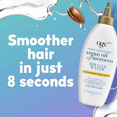Image 1,Smoother hair in just 8 seconds Image 2,WEIGHTLESS HYDRATION Image 3, transformation in 8 seconds. Image 4, CONDITIONING TREATMENT: ✔ works in just 8 seconds ✔ ultra-lightweight moisture