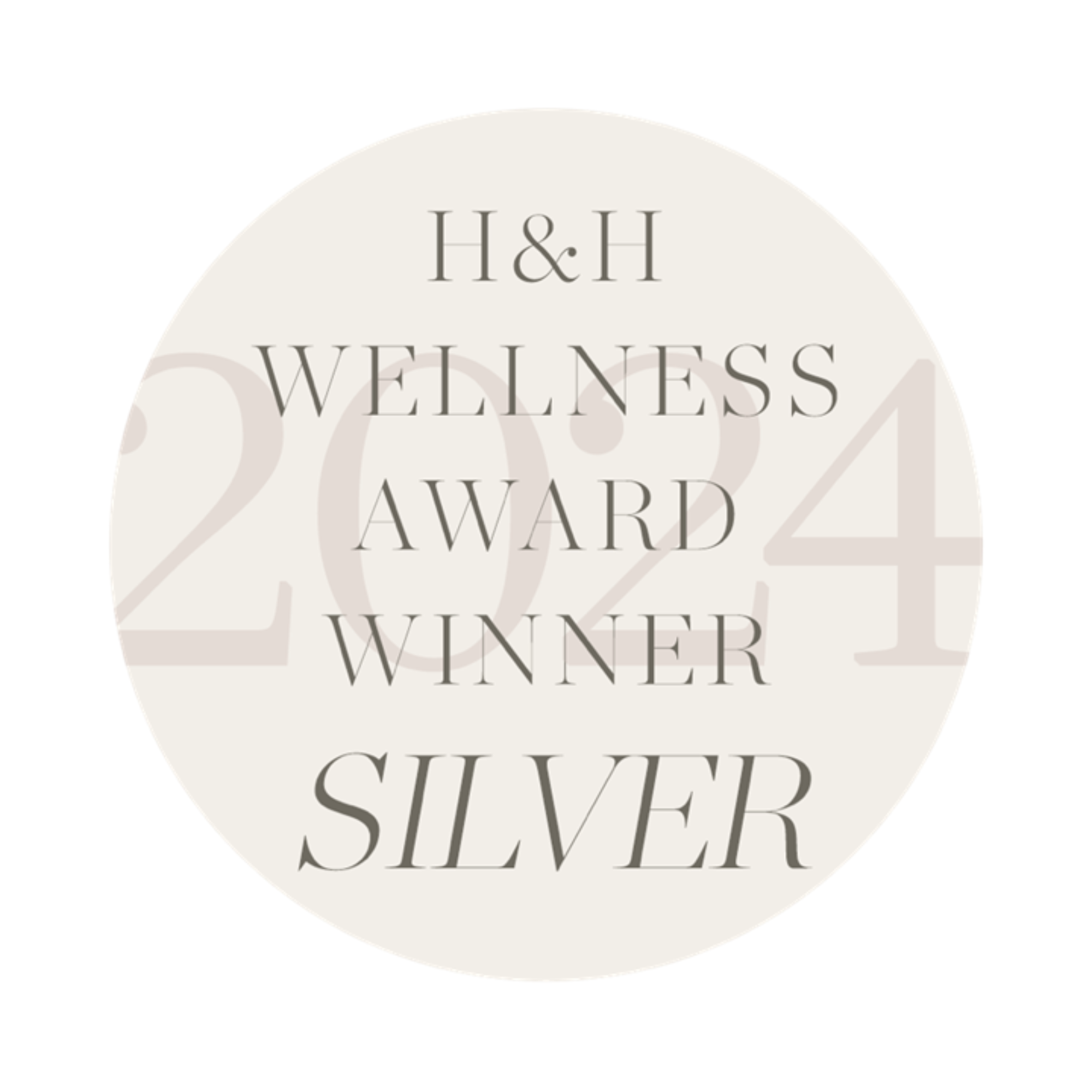H and H wellness award winner, silver 2024