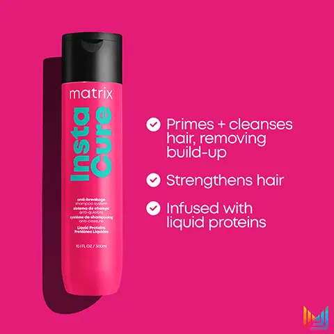 Image 1,✔ Primes + cleanses hair, removing build-up Strengthens hair ✔ Infused with liquid proteins Image 2, Strengthens + repairs hair Infused with liquid proteins Image 3, ✓ 20 beautifying benefits ✔ Detangles hair ✔ Adds moisture ✔ Protects against heat damage ✔ Primes hair for style ✔ Suitable for all hair types