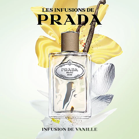 Image 1, les infusions de prada. infusion de vanille. image 2, le infusions de prada. in fusion with you