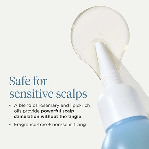 Image 1 - Image shows a pipette with a clear liquid, alongside text that reads Safe for sensitive scalps - A blend of rosemary and lipid-rich oils provide powerful scalp stimulation without the tingle - Fragrance-free + non-sensitizing.
              Image 2 - A side-by-side comparison of hair showing significant improvement, with the left image labeled before depicting frizzy, dry hair and the right image labeled after showing smooth, shiny hair, accompanied by the text Softens and moisturizes dry hair above.
              Image 3 - Image shows three steps for a hair treatment process, including an application step with a person using a bottle on the scalp, and two additional steps demonstrating a woman massaging her scalp and hair; visible text includes Step 1: Before you shampoo, part dry hair and apply directly to your scalp and through your ends. Step 2: Massage in and leave it on for at least 10 minutes or as an overnight treatment. Step 3: Wash and condition normally to reveal your healthiest scalp + next-level softness and shine.
              Image 4 - A close-up of a person holding their long, brunette hair with one hand while the other hand rests on their shoulder, accompanied by text that reads Scalp soothing Strand strengthening Super natural oil A lightweight treatment that soothes the scalp + moisturizes hair.
              Image 5 - A person holds a gray bottle with a white applicator above a section of smooth, dark hair, with a drop of liquid about to fall; the image includes the text Mess-free application A targeted, precision applicator ensures even + effortless oil distribution.
              Image 6 - A smiling woman with shoulder-length dark hair holds a light blue bottle of product and is wearing a white top, with the text 97% agree their scalp feels more moisturized and soothed after one use* and 94% reported soft hair after one use* displayed beside her.
              Image 7 - Image of a bottle of Briogeo Scalp Revival rosemary pre-wash oil displayed alongside fresh herbs and flowers, featuring text that reads: Ways to use AS A PRE-WASH treatment 10-15 minutes before shampoo + conditioner AS AN OVERNIGHT TREATMENT for deeper nourishment + moisture.