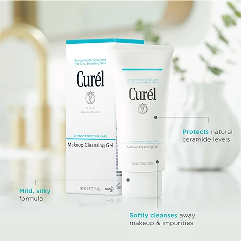 image 1, mild, silky formula. softly cleanses away makeup and impurities. protects natural ceramide levels. image 2, apply a cherry sized amount to dry hands. gently massage in a circular motion. rinse off thoroughly. image 3, step 1 and 2 = double cleanse, step 3 and 4 = double moisturise, step 5 = nourish. image 4, number 1 in japan for sensitive skin.