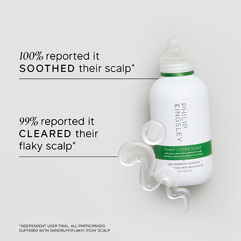 100% reported it SOOTHED their scalp* 99% reported it CLEARED their flaky scalp* *INDEPENDENT USER TRIAL. ALL PARTICIPANDS SUFFERED WITH DANDRUFF/FLAKY/ ITCHY SCALP KINGSLEY® PHILIP FLAKY / ITCHY SCALP Refreshes, calms and comforts the scalp Rafraîchit, apaise et soulage le cuir chevelu ANTI-DANDRUFF SHAMPOO OING ANTI-PELLICULAIRE 250 ml 8.45 fl oz
