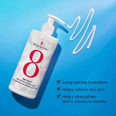 Long lasting hydration, Helps relive dry skin, Helps strengthen skin's moisture barrier. All Day, All-Over Hydration. Uplifting scent, Lightweight, Fast absorbing.