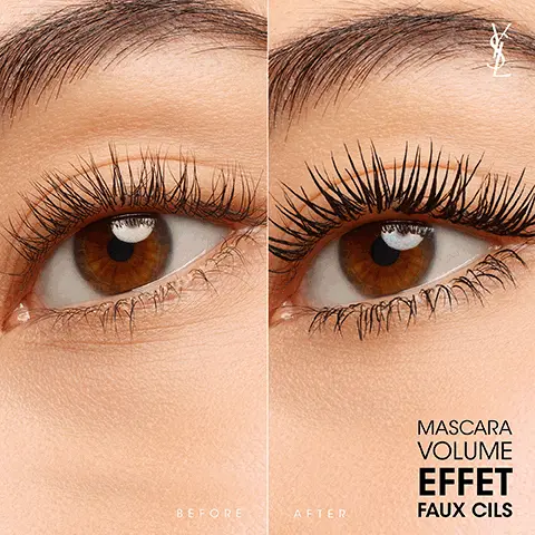 Before. After. Mascara Volume Effet Faux Cils. Mascara Volume Effet Faux Cils High Density Black. 