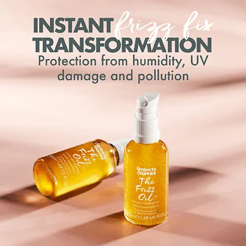 INSTANT frizz fix TRANSFORMATION. Protection from humidity, UV damage and pollution. METAL DETOX technology removes dulling metals found in hard water for brighter colour and a softer feel. HOW TO USE: Work 8-10 drops through wet hair and style. Smooth through dry strands after a blowout to banish frizz.