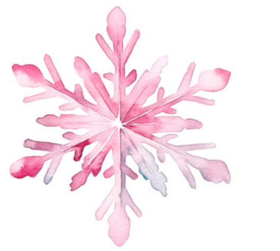 pink snowflake