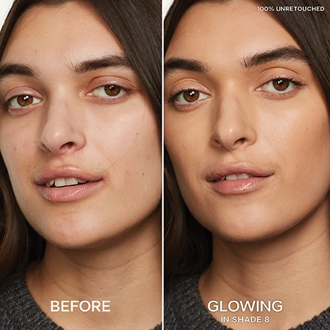 image 1, before and glowing. 100% unretouched. image 2, 25 shades of medium multi-tasking coverage. swatches on 3 different skin tones. image 3, slip tint radiant all over concealer. effortless, undetectable and multitasking for instant skin confidence. hyperpigmentation, redness, under eye circles, acne and texture. image 4, supercharged ingredient stack powered by saie science. soothes and conditions niacinamide. hydrates hyaluronic acid and glycerin. brighens rice bran peptides. image 5, instant skin confidence - undetectable medium coverage. effortless natural radiant finish. multi tasking. fragrance free, safe for sensitive skin, non comedogenic, non acnegenic. image 6, slip tint concealer and the double brush = BFFs for skin confidence. precise application, all over application. image 7, hydrabea vs slip tint concealer. slip tint radiant all over concealer. coverage  = 25 medium coverage shades. finish = natural radiant. best for = all over application and spot concealing. benefit = multi tasking, undetectable, cake free. hydrabeam hydrating and concealing under eye brightener, coverage = 14 sheer shades. finish = dewy. best for = brightening the under eye. benefit = brightening, hydrating and plumping. image 8, your saie glow stack. 1 = glowy super gel in 2 shades. 2 = slip tint tinted moisturiser in 14 light shades. 3 = slip tint radiant all over concealer in 25 shades. image 9, how to recycle your slip tint concealer. use it all up and then. clean out your slip tint concealer vial and cap. toss in home recycling, slip tint concealer is made of 50% PCR. trim or pull off the rod and applicator, recycle via pact collective. toss paper carton in your home recycling bin. recycle components under two inches vis pact collective or participating sephora stores. image 10, very light to light. 1 = very light with neutral undertones. 2 = very light with peach undertones. 3 = very light with cool undertones. 4 = light with warm undertones. 5 = light with peach undertones. image 11, very light to light shade finder of the glowy super skin, slip tint and slip tint concealer. image 12, light to medium, 6 = light with neutral undertones. 7 = light/medium with golden undertones. 8 = light/medium with warm undertones. 9 = light/medium with neutral undertones. 10 = medium with neutral undertones. image 13, light to medium shade finder of the glowy super skin, slip tint and slip tint concealer. image 14, medium to tan, 11 = medium with golden undertones. 12 = medium with warm undertones. 13 = medium to medium/tan with neutral undertones. 14 = medium to medium/tan with golden undertones. 15 = medium to medium/tan with olive undertones. image 15, medium to tan shade finder of the glowy super skin, slip tint and slip tint concealer. image 16, tan to deep. 16 = medium/tan with golden undertones. 17 = medium/tan with peach undertones. 18 = medium/tan to deep with olive undertones. 19 = deep with neutral undertones. 20 = deep with cool undertones. image 17, tan to deep shade finder of the glowy super skin, slip tint and slip tint concealer. image 18, deep to rich 21 = deep with warm undertones. 22 = rich with cool undertones. 23 = rich with warm undertones. 24 = rich with neutral undertones. 25 = rich with cool undertones. image 19, deep to rich shade finder of the glowy super skin, slip tint and slip tint concealer.