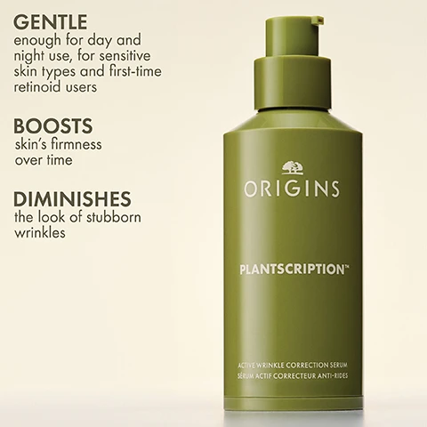 Image 1, gentle enough for day and night use, for sensitive skin types and first time retinoid users. boosts skin's firmness over time. diminishes the look of stubborn wrinkles. image 2, before and after. panelists indivisual results, 12 weeks of daily use. individual results will vary. image 3, before and after. consumer testing on 154 women after using product for 2 weeks. image 4, 98% said skin looked more youthful. 99% said skin felt comfortable when using the product. consumer testing on 160 women after 2 weeks. image 5, made with anogeissus bark extract - an origin discovery that helps promote skin's youthful look and feel. image 6, made with acetyl hexapeptide-8 = helps soften and smooth the look of fine lines and wrinkles. image 7, made with retinoid = a derivative of vitamin a that boosts cell turnover to diminish the look of stubborn wrinkles, and smooth skin. gentle enough for daily and nightly use no adjustment period needed.