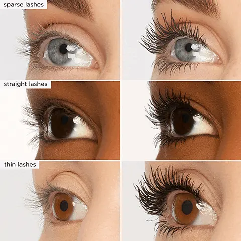 Image 1, ﻿ sparse lashes straight lashes thin lashes Image 2, ﻿ brittle lashes curly lashes short lashes Image 3, ﻿ 24-HR flake-free, smudge-proof, longwear "in a study of 31 subjects Image 4, Removes in tubes Image 5, ﻿ % agree my lashes feel 100% nourished TLC COMPLEX niacinamide, biotin & panthenol for thicker, longer, more conditioned-looking lashes *based on a consumer panel study of 32 subjects Image 6, ﻿ TRAVEL-SIZE tarte tartelette XL tubing mascara tarte tartelette XL tubing mascara FULL-SIZE لا Image 7, ﻿ 360° LASH EXTENSION COMB WITH 296 MOLDED BRISTLES JET BLACK FINISH CONICAL BRISTLES evenly coat lashes with flake-free tubes INSTANT DEFINITION combs & separates, no clumps Image 8, ﻿ LASH EXTENSIONS IN A TUBE MICRO-TUBING TECHNOLOGY WRAPS EACH LASH HAIR CREATED WITHOUT HEAVY WAXES THAT WEIGH DOWN LASHES CREATES A CURLED, LASH EXTENSION EFFECT INSTANTLY FLAKE-FREE TUBES DON'T COME OFF UNTIL YOU'RE READY! REMOVES EASILY WITH WARM WATER IN TUBES