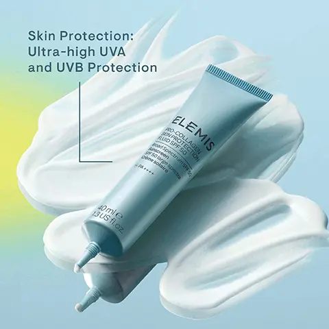 Skin Protection: Ultra-high UVA and UVB Protection. Skin Hydration: Increases skin hydration by +57% in just 2 hours after first use. Independent Clinical Trials 2023. 21 people over 4 weeks. Skin Prep: Lightweight, no white cast, for all skin tones Independent Clinical Trials 2023. 21 people over 4 weeks.