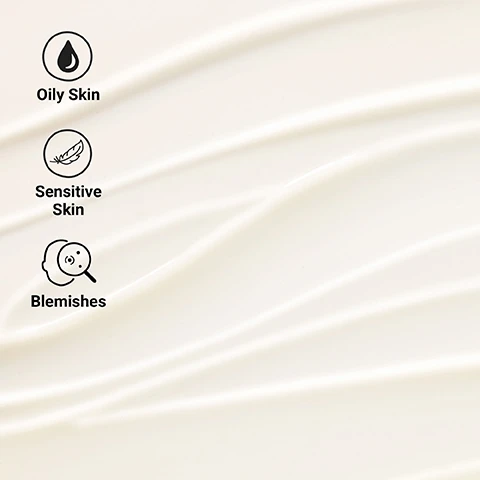 Image 1, oily skin, sensitive skin, blemishes. image 2, less frequent breakouts. image 3, calendula - flower extract. triple vitamin b complex. image 4, 1 = soothe skin and reduce shine. 2 = less frequent breakouts.