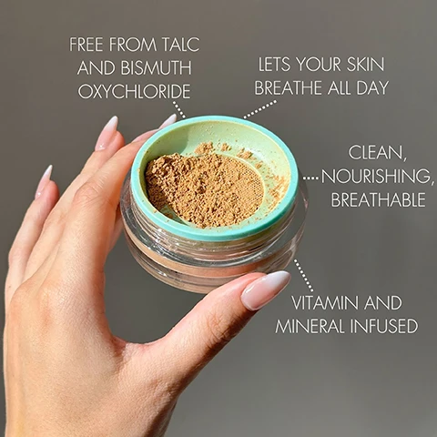 image 1, FREE FROM TALC AND BISMUTH OXYCHLORIDE, LETS YOUR SKIN BREATHE ALL DAY, CLEAN, NOURISHING, BREATHABLE, VITAMIN AND MINERAL INFUSED. image 2, WHY IT'S SPECIAL, Like a Paris-filter in a jar with glow and blur effect. Free from talc and bismuth oxychloride. Clean, nourishing, breathable. Lets your skin breathe all day. Vitamin and mineral infused. Buildable. image 3, key ingredients. vitamin c= brightens and evens the skin tone. neutralises free radicals and boosts the protection of SPF. hydrolyzed collagen - boots the skin's own collagen prodiction and with nourishing effects. vitamin e = protects and nourishes the skin by promoting a stronger skin moisture barrier. image 4, AIR BLUSH CREAM - CHEEKY. LE LIPSTICK - NUDE PINK, LIP LINER - DREAM BIGGER, MIRACLE POWDER - 01 LIGHT. AIR BLUSH CREAM - CHEEKY, LE LIPSTICK - NUDE PINK, LIP LINER - DREAM BIGGER, MIRACLE POWDER - 02 MEDIUM LIGHT. AIR BLUSH CREAM - DOLL FACE, LE LIPSTICK - PENELOPE ROSE, LIP LINER - CHLOE, MIRACLE POWDER - 03 GOLDEN MEDIUM. AIR BLUSH CREAM - FANCY FACE, LE LIPSTICK - PENELOPE ROSE, MIRACLE POWDER - 04 TAN. AIR BLUSH CREAM - FANCY FACE, LE LIPSTICK - 905 MODEL, MIRACLE POWDER - 05 GOLDEN DEEP.