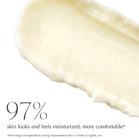 image 1, 97% skin looks and feels moisturised, more comfortable. percentage of respondents noting improvement after 3 weeks of nightly use. image 2, a high strength exfoliating and conditioning foot balm. image 3, 20% AHA/PHA blend - powerful blend of high strength exfoliators to smooth and restore healthier looking supple skin. vitamin e and rich emollients - skin conditioners smooth and hydrate rough skin. image 4, after 1 user, reveal softer, smoother skin. before and after. see real results from an exuviance brand and employee. unretouched photo.