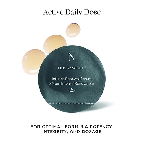 Image 1, Active Daily Dose N THE ABSOLUTE Intense Renewal Serum Sérum Intense Rénovateur FOR OPTIMAL FORMULA POTENCY, INTEGRITY, AND DOSAGE Image 2, strengthen firm and lift Image 3, Recycle. Refill. Repeat. FSC® CERTIFIED PAPER Youn tern Regenación Sertensiv Re Soun de Regenerado tena Hatements teinen Enesendes einem pe Evtar Avavbuong Gunpor интенсивного останальн Yentivibra/gaste 深・インテンスリニューアルセラム・ 9049 49 Henewend at ang Seun do terrane Rewalay tenot val nota semen once sun Barskreem Anatre NOBLE PANACEA THE ABSOLUTE Intense Renewal Serum Sérum Intense Rénovateur 100% RECYCLABLE ACTIVE DAILY DOSES* Refill/Recharge OSMV Technology Doses: 30x0.016 fl. oz./0.5ml N THE ABSOLUTE *through our partnership with TerraCycle