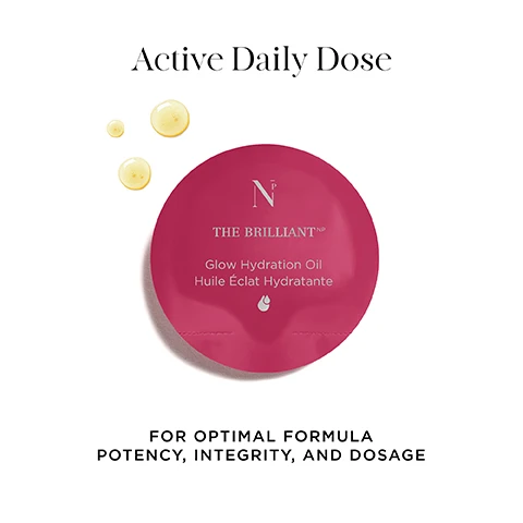 Image 1, Active Daily Dose for optimal formula potency, integrity and dosage. Image 2, groundbreaking OSMV technology 10X efficacy encapsulation and extended release of hyaluronic acid
