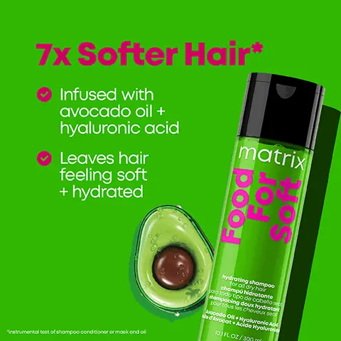 7x softer hair. Infused with avocado oil + hyaluronic acid. Leaves hair feeling soft + hydrated. Instrumental test of shampoo, conditioner or mask and oil.matrix Miracle Creator traitement 48FLOZ/200 ✓ 20 beautifying benefits ✔ Detangles hair ✔ Adds moisture ✔ Protects against heat damage ✔ Primes hair for style ✔ Suitable for all hair types
