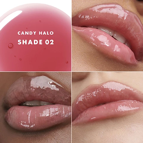 Image 1, candy halo shade 2. image 2, berry beam shade 5.