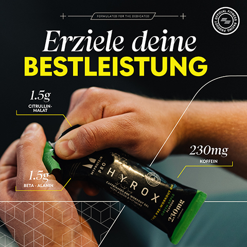 erziele deine bestleistung. 1.5g citrullinmalat. 1.5g beta-alanin. 230mg koffein.