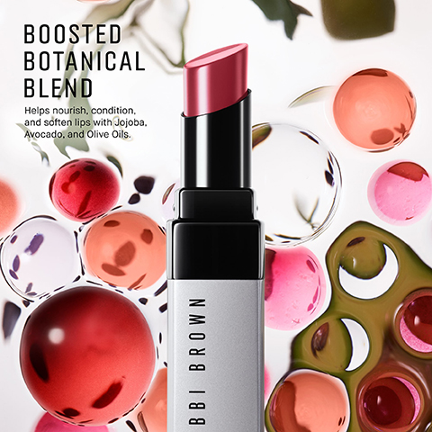boosted botanical blend. helps nourish, condition and soften lips with jojoba, avocado and olive oils.