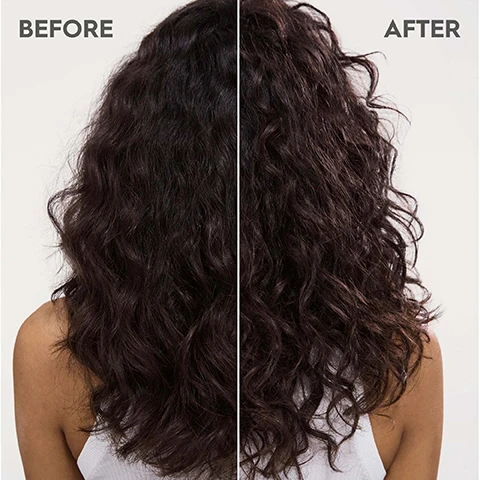 Image 1 - The image shows a side-by-side comparison of curly hair labeled BEFORE on the left and AFTER on the right, with the left side appearing frizzier and less defined than the smoother, more defined curls on the right.
              Image 2 - A collection of shea nuts and broken pieces on a light gray background with visible text reading SHEA OIL and a description highlighting its antioxidant properties and fatty acid content.
              Image 3 - Image of a product label for KERASILK STYLING FINISHING CREAM, featuring bullet points describing its benefits such as a high-gloss finish, the ability to define various hair types, and offering shine and frizz protection, with small print noting an instrumental test comparison.
              Image 4 - A close-up image of a smooth, iridescent cream surface with visible text that reads REFINED. IRIDESCENT. INCREDIBLE.
              Image 5 - Image shows three hair care products from KERASTASE: a Flat Iron Spray, a Smoothing Mask, and a Taming Balm, with the text FIND YOUR KERASILK HAIR ACTION PLAN at the top and product descriptions below each item.
              Image 6 - A light purple image featuring logos and text that promotes climate-conscious products, stating that it is climate neutral with CO2 compensation, has a vegan formula with no animal-derived ingredients, and is free from sulfates, dyes, and microplastics.