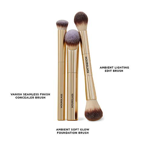 VANISH SEAMLESS FINISH CONCEALER BRUSH HOURGLASS HOURGLASS AMBIENT SOFT GLOW FOUNDATION BRUSH HOURGLASS AMBIENT LIGHTING EDIT BRUSH