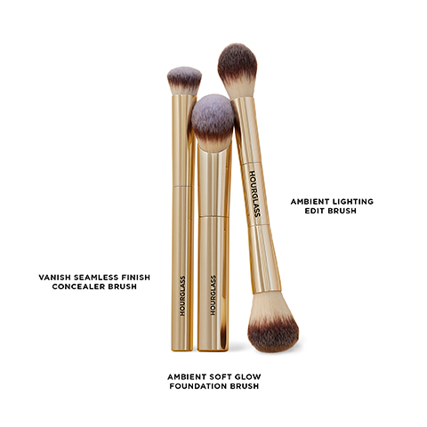 VANISH SEAMLESS FINISH CONCEALER BRUSH HOURGLASS HOURGLASS AMBIENT SOFT GLOW FOUNDATION BRUSH HOURGLASS AMBIENT LIGHTING EDIT BRUSH