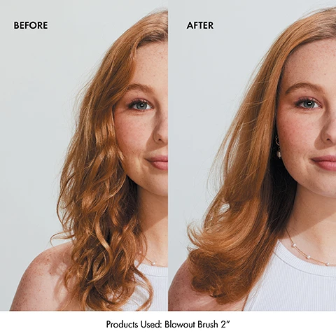 Image 1, before and after using blowout brush 2 inches. image 2, features - detachable brush head designed for rough drying and easy storage. 3 heat speed settings. 1200W of professional drying power. 10 ft swivel cord. image 3, limited edition coastal coconut fragrance. image 4, the bondi promise. australian born and bred. locally sourced ingredients. pro performance. effortless.