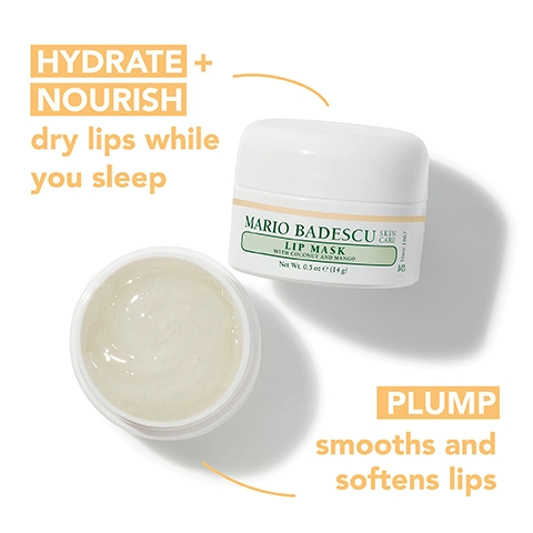 Hydrate + nourish dry lips while you sleep. Plump smooths and softens lips.