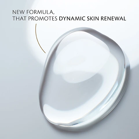 Image 1 - A clear gel-like drop sits on a smooth surface, with the text new formula, that promotes dynamic skin renewal appearing above it.
              Image 2 - A woman with clear skin is touching her face and looking directly at the camera, with the text RENEWED SKIN* CONTINUOUS EFFICACY FROM DAY 1 TO 4 WEEKS OF USE in bold letters beside her, while a note below indicates it was clinically tested by 34 women.
              Image 3 - Three bottles of Clé de Peau Beauté Le Serum arranged at various angles, showcasing their iridescent design with gold caps.
              Image 4 - A woman with light skin and blue eyes holds a bottle of skincare serum, displaying a natural look with minimal makeup, alongside text stating +28% RADIANCE* and -19% LOOK OF FINE LINES*, with a footnote mentioning *In 4 weeks, clinically tested by 34 women.
              Image 5 - A reflective skincare serum bottle with a gold cap and a translucent body displays the text REfillable and features an icon illustrating refillable components alongside the words clé de peau BEAUTÉ and LE SERUM THE SERUM.