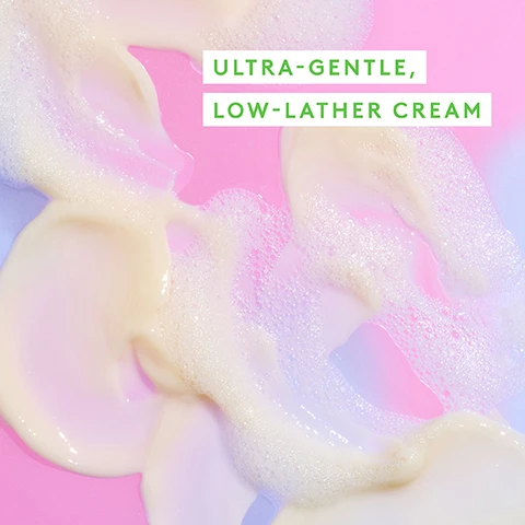 Image 1 - A creamy, low-lather substance swirls on a gradient background of pink and soft blue, with the text Ultra-gentle, low-lather cream displayed prominently.
              Image 2 - A woman with light skin is applying a foamy cleanser to her cheek, and the background is a gradient of light blue; the visible text reads ultra-gentle cleanser with 1% colloidal oatmeal to soothe skin.
              Image 3 - A tube of Drunk Elephant Mello Marula Cream Cleanser is displayed against a light blue background, with text describing its key ingredients: 1.0% colloidal oatmeal, marula seed oil, and illipe butter, detailing their benefits for skin care.
              Image 4 - A tube of Drunk Elephant Mello Marula Cream Cleanser is shown against a gradient background, with text indicating that 98% agreed the product rinsed easily and completely, 97% showed improvement in skins moisture, and 92% agreed skin felt comforted and soothed, along with study details at the bottom.
              Image 5 - Three images show a woman with a smiling expression wearing a light blue headband; the left image is labeled BEFORE, the middle image shows her applying a cleanser with a neutral facial expression and is labeled DURING, and the right image, labeled AFTER, shows her smiling again with clean skin, with the background in bright green containing the text REMOVES WATER-RESISTANT MAKEUP AND SUNSCREEN WHILE CALMING SKIN.
              Image 6 - An infographic featuring five different facial cleansers, each with a color-coded background, displaying their names, key ingredients, and intended use; visible text includes Mello Marula Cream Cleanser, Beste No. 9 Jelly Cleanser, Slaai Makeup-Melting Butter Cleanser, E-Rase Milki Micellar Water, and Pekee + Juju Bars.
              Image 7 - An arrangement of three skincare products on colorful green stones, including Bora Barrier Repair Cream, Ceramighty, and Mello Marula Cream Cleanser, with the text reading an ultra-cozy night routine: a trio of calm for dry, stressed, or irritated skin.
              