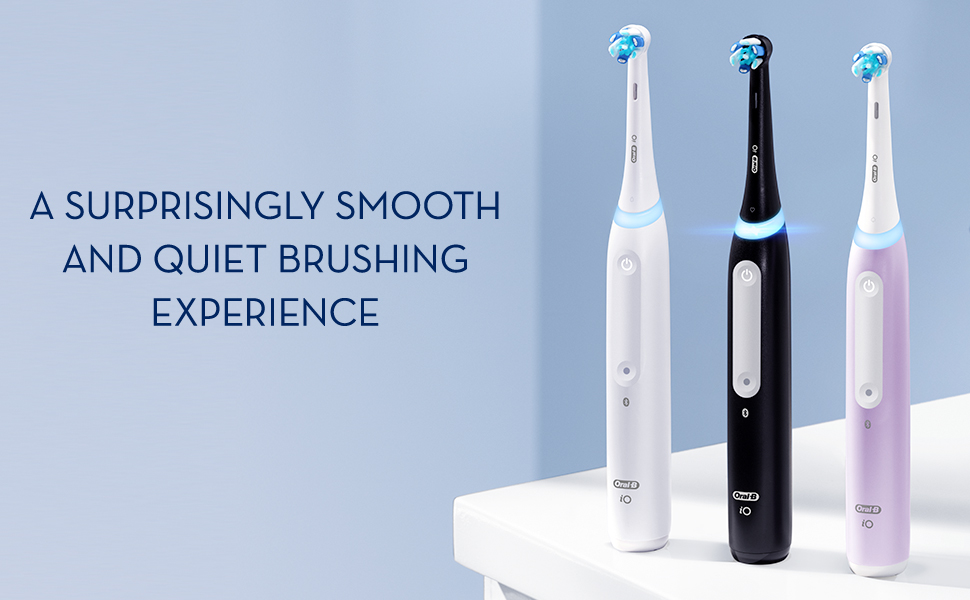 A surprisingly smooth and quiet brushing experience.