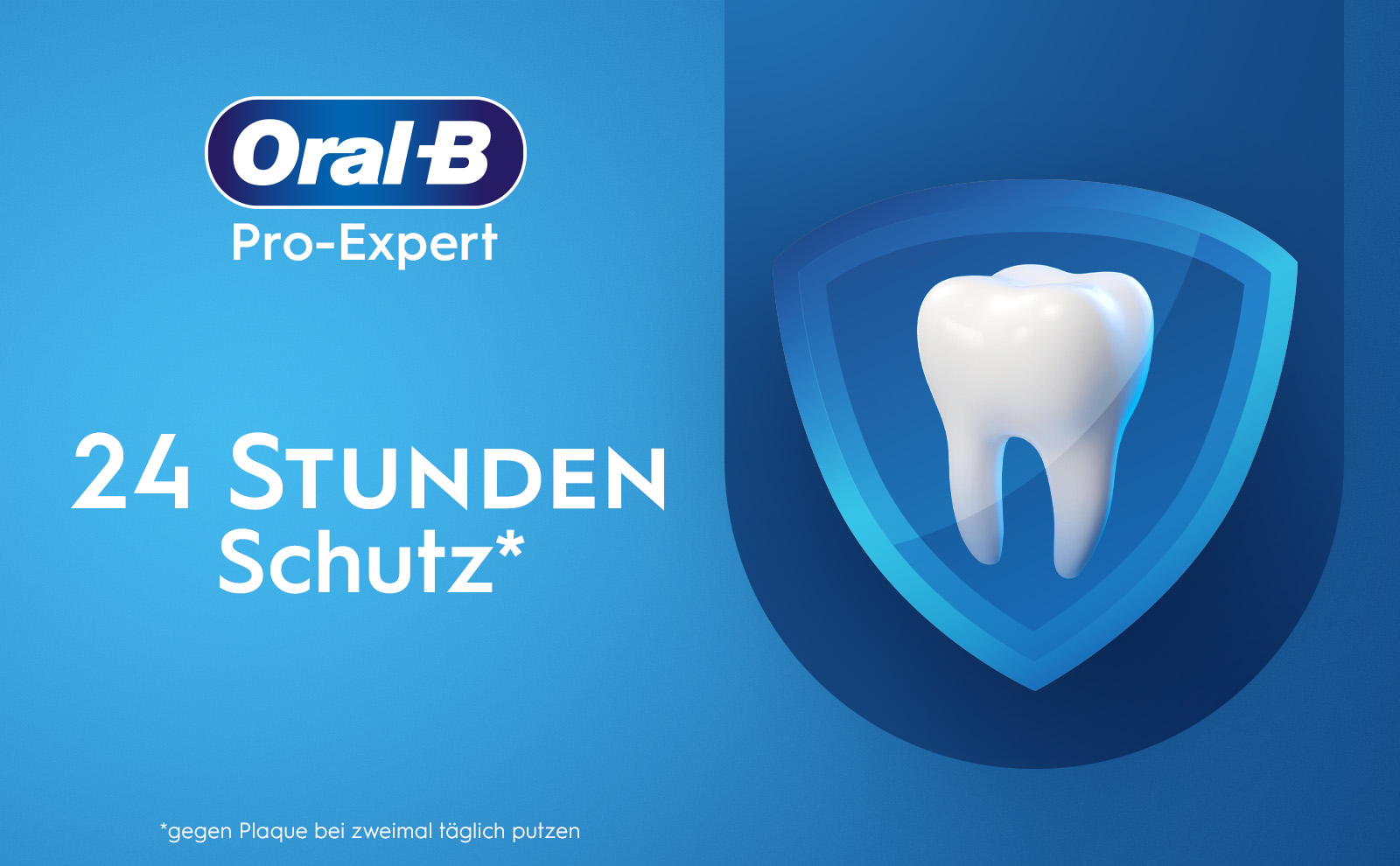 Oral-B pro expert. 24 Stunden schutz.