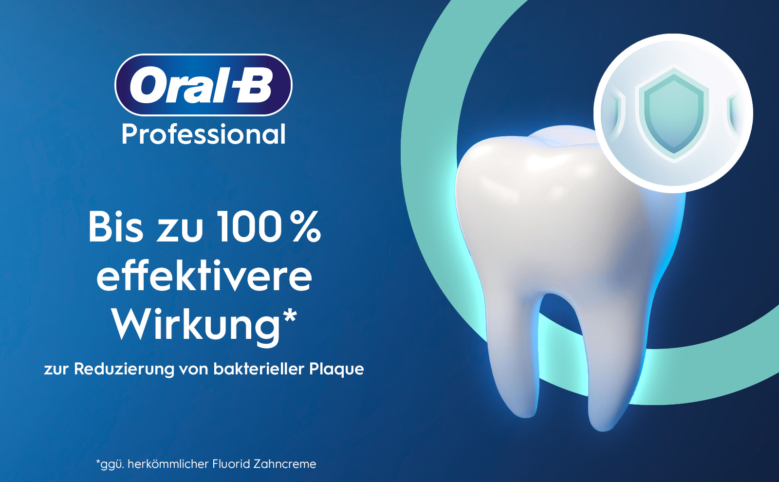 Oral-B professional. Lang anhaltende wirkung. Zur pflege schmerzempfindlicher Zahne.