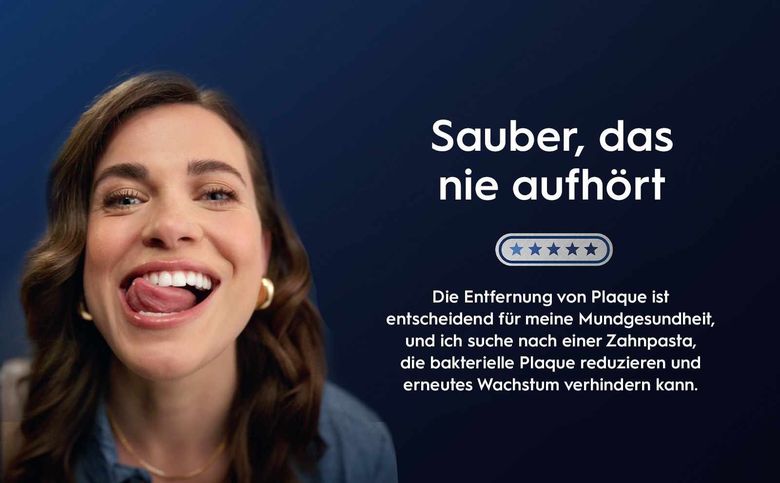 Oral-B's einzigartige anti-bakterielle Technologie mit Stannous Fluorid Komplex bildet einen Schutzschild,
                                  der empfindliche Zähne sogar bis zum nächsten Zähneputzen wirksam schützt. Sorgt während und nach dem Zähneputzen für ein angenehm
                                  kühlendes Mundgefühl. Geeignet für empfindliche Zähne. Zahncreme zur täglichen Anwendung. Stannous Fluorid