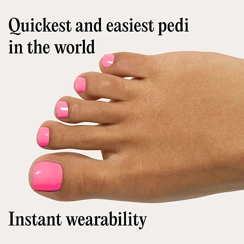 Image 3 - Alt text generation failed Image 4 - A foot with bright pink painted toenails is shown next to a list of product features: Quickest and easiest pedi in the world, Lasts up to 21 days, Fast and gentle 1-minute removal, Full-cured - no LED /UV lamp required, 30 wraps and 10 sizes to choose from, Long-lasting shine and chip-resistant, Pre-cut and ready to go! Image 5 - A guide illustrating four steps for nail care, showing a nail being prepped, a wrap applied, trimmed, and removed, accompanied by the full instructions: Step-by-step 01 PREP Use a Mylee Cuticle Pusher with a little Cuticle Remover* to gently push back your cuticles and remove excess skin on the nail plate. Buff the shine off your nail plates with the Mylee 180-Grit Nail File to even out the surface and create a straight, slightly rough finish. Cleanse each nail using a Mylee Lint-Free Wipe* soaked in Mylee Prep & Wipe* to remove any oils – this helps the wraps adhere better and last longer. If you don’t have these products, wash your toes under warm, soapy water. 02 STICK & WRAP Choose your favourite design and select the right width wrap for each nail – if you’re between sizes, go slightly smaller. Peel the wrap from the sheet, touching only the end that won’t go on the nail. Apply the wrap as close to the cuticle as possible without touching the skin. Press the wrap firmly from the centre outwards to avoid air bubbles. Use your thumb to press down and seal the edges. 03 TRIM & FILE Trim any excess as close to your nail length as possible using Mylee Curved Edged Scissors* to prevent the wrap being trapped and peeling off (the nail edges and the wraps must be aligned). Once you have cut off all the excesses, press the wrap down again to fully seal it in place. Lightly file underneath the free edge, if necessary, in one direction only, from top to bottom, using a Mylee 180-Grit Nail File. Avoid applying any oils or getting your feet wet for at least 2 hours after application to ensure maximum adhesion. Then you’re set for up to 21 days! 04 REMOVE Quick, damage-free removal in just 1 minute. Apply Mylee Wrap Remover Oil* around the edges of the wrap. Gently lift one side with a Mylee Wooden Cuticle Stick and slowly slide it underneath, adding more oil as needed. Once removed, wipe your nails and wash your feet. *Product sold separately.