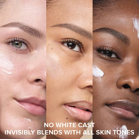 Image 1 - Close-up of three faces with varying skin tones showing a white cream product applied that blends in with the text NO WHITE CAST INVISIBLY BLENDS WITH ALL SKIN TONES.
              Image 2 - A bottle of Anastasia Beverly Hills Hydra Prime SPF 50 sunscreen is shown on a green background with text HYDRATE. PRIME. PROTECT. Packed with next-gen ingredients for real skin benefits. and ingredient details including BLUR + REFINE Niacinamide HYDRATE + DEFEND Ectoin REFINE + REPLENISH Beet Root SOOTHE + CALM Bisabolol PLUMP + SMOOTH Acetyl Zingerone.
              Image 3 - Smiling woman with text overlay on a green background: YOUR SPFS GLOWUP 100% saw fine lines and wrinkles visibly soften in 4 weeks* 100% showed up to 57% more moisture instantly* 96% saw no white cast, no greasy feel* *In an 8-week independent study with 32 women
              Image 4 - A man applies cream to his face, with visible text reading For optimal sun protection, apply 15 minutes before sun exposure. Apply evenly to your face, including the forehead, cheeks, nose, and chin.
              Image 5 - Close-up of a person with dark skin applying white cream to their face with their finger, showing streaks of cream on their forehead, cheekbone, and chin.
              Image 6 - The image shows three women displaying different makeup looks. Text reads MULTI-USE FORMULA, FLEXIBLE WEAR Skip prep meets makeup in one multitasking essential. Hydra Prime SPF 50 has your back (and your base). Under the first image of a woman with bare skin: BARE FACED Hydrate skin for a radiant glow—perfect for wearing alone for a fresh, healthy look. Under the second image of a woman with minimal makeup: NO-MAKEUP MAKEUP The perfect base for a ‘no-makeup makeup’ that’s minimal effort, maxium impact. Under the third image of a woman with full glam makeup: FULL GLAM Grip your glam in place for all-day wear + maximum radiance.
              Image 7 - A skincare and makeup routine is shown with four products and labels PROTECT Hydra Prime SPF 50 PERFECT Impeccable Foundation GLOW Magic Touch Blush Trio FINISH Lip Gloss under the title YOUR SKIN ROUTINE.
              Image 8 - Close-up of a person applying cream to their cheek with text overlay that reads CLINICALLY TESTED NONCOMEDOGENIC DERMATOLOGIST TESTED.