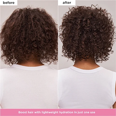 Image 2 - A back view of a person with curly brown hair, showing a before image on the left with frizzy, undefined curls and an after image on the right with hydrated, defined curls, accompanied by the text before, after, and Boost hair with lightweight hydration in just one use. Image 3 - A before and after comparison shows a persons light brown hair, appearing dry and frizzy on the left labeled before and smooth and hydrated on the right labeled after, with the visible text Boost hair with lightweight hydration in just one use. Image 4 - An open pink jar of creamy hair mask with its lid sits on a pink background, surrounded by two halves of passionfruit and two dark berries, with visible text on the jar stating Briogeo Superfoods acai + passionfruit lightweight hydration hair mask for fine to medium hair 8 fl. oz. and overlay text reading Smells like: Sweet, slightly tart berries and the freshness of crisp greens with a juicy, tropical finish. Image 5 - A smiling woman with long dark hair holds a pink Briogeo Superfoods acai + passionfruit lightweight hydration hair mask for fine to medium hair 8 fl. oz. container over her left eye, and the image also features the text Get softer, smoother, more manageable hair in 5 minutes. Image 6 - A grid image features three sections: the first shows three clear liquid drops with the text Hydration Complex Deeply hydrates parched hair; the second shows an open passionfruit with the text Acai Extract + Passionfruit Oil Boosts moisture + shine; and the third shows a pile of white powder with the text Niacinamide Complex Supports softer strands. Image 7 - A pink and green split background image presents two hair mask products, the left featuring a pink jar with passionfruit and berries, and the right a green jar with avocado and kiwi, with visible text that reads Thirsty for hair hydration? Discover masks for every hair type. new. Briogeo Superfoods acai + passionfruit lightweight hydration hair mask for fine to medium hair 8 fl. oz. fine-to-medium hair Lightweight hydration Water-cream texture Juicy, tropical scent. Superfoods avocado + kiwi mega moisture hair mask 8 fl. oz. medium-to-thick hair Intense moisture Rich texture Tart, fruity scent. Image 9 - A vibrant display of Briogeo Superfoods hair care products including various shampoos, conditioners, and hair masks in colorful bottles and tubs, arranged alongside fresh fruits such as green apple slices, red cherries, a halved passionfruit, and a halved kiwi, on a light pink background, with the prominent text Find Your Superfood Wash Day Duo, Best for all hair types, Best for oily-prone hair, Best for dry, parched hair, and product labels reading Briogeo Superfoods matcha + apple replenishing shampoo, Briogeo Superfoods matcha + apple replenishing conditioner, Briogeo Superfoods mango + cherry balancing conditioner, Briogeo Superfoods mango + cherry balancing shampoo, Briogeo Superfoods banana + coconut nourishing shampoo, Briogeo Superfoods banana + coconut nourishing conditioner, Briogeo Superfoods acai + passionfruit lightweight hydration hair mask for fine to medium hair, and Briogeo Superfoods avocado + kiwi mega moisture hair mask for medium to thick hair. Image 10 - A pink jar of Briogeo Superfoods acai + passionfruit lightweight hydration hair mask for fine to medium hair, 8 fl. oz., with cream overflowing from the top, is centered on a pink background, alongside product information that reads: Clean, natural + effective, 6-free formulation sulfates, silicones, parabens, phthalates, artificial dyes, or DEA, 97% naturally derived formula vegan + Leaping Bunny certified cruelty-free, 100% recyclable jar and cap, and Briogeo is also visible on the jars cap.