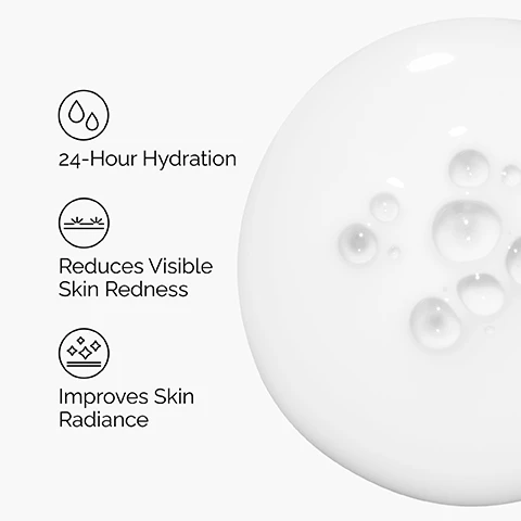 Image 2 - The image features three icons with accompanying text and a large white liquid sphere with clear droplets on a white background, displaying 24-Hour Hydration, Reduces Visible Skin Redness, and Improves Skin Radiance. Image 3 - A before and after comparison shows a persons skin around the eye and cheek area, with the Before image on the left showing textured skin and the After 1 week image on the right showing smoother, more radiant skin, with the accompanying text Skin looks more radiant and dewy and Testing on 33 people using the product. 2x/day for 1 week. Image 4 - A close-up of a persons face shows a hand with light pink nails applying a white creamy product to a dewy cheek, with visible text stating Ultra-Lightweight Texture, Soothes Visible Redness, and Repairs Skin Barrier. Image 5 - A white dropper bottle with liquid droplets on a white background accompanies text listing Key ingredients in Rice Lipids + Ectoin Microemulsion: Rice Lipids Helps to retain skin hydration by protecting the skin against water loss. Ectoin An amino acid derivative to hydrate, soothe, and smooth uneven texture. Natural Moisturizing Factors A blend of electrolyte and amino acid molecules to support skin hydration. Jojoba Oil A plant oil that nourishes and moisturizes. Image 6 - The image displays a three-step skincare regimen from The Ordinary, featuring a grey tube, a white bottle, and two white dropper bottles, each accompanied by descriptive text: A regimen for luminous and glossy skin PREP Squalane Cleanser Cleanses skin and removes makeup Saccharomyces Ferment 30% Milky Toner Exfoliates for more radiant and smoother skin TREAT Hyaluronic Acid 2% + B5 Hydrates and plumps the skin SEAL Rice Lipids + Ectoin Microemulsion Delivers 24-hour soothing hydration, and skin glossiness. Image 7 - The image shows a selection guide for moisturizers titled Pick Your Moisturizer, featuring four products: Natural Moisturizing Factors + PhytoCeramides Rich Cream with extra dewy finish for very dry skin; Rice Lipids + Ectoin Microemulsion Ultra-lightweight Emulsion with dewy finish for dry and sensitive skin; Natural Moisturizing Factors + Beta Glucan Oil-free Gel with semi-matte finish for oily and combination skin; and Natural Moisturizing Factors + HA Lightweight Cream with matte finish for all skin types, each displaying its hydration level, skin finish, and ideal skin type alongside a product bottle or tube and a texture swatch.