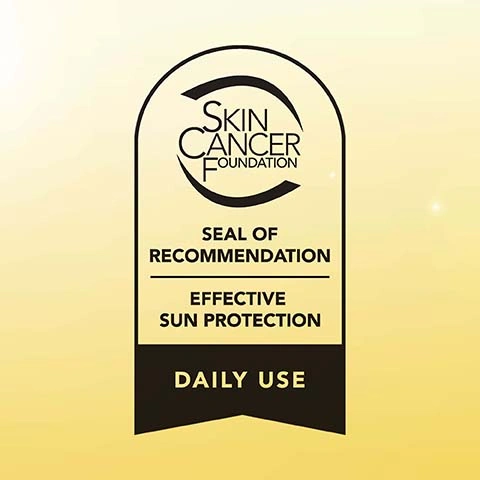 Image 2 - A black and white Seal of Recommendation from the Skin Cancer Foundation is displayed, featuring the text Skin Cancer Foundation Seal of Recommendation Effective Sun Protection Daily Use. Image 3 - A smiling woman wearing light green sunglasses holds a Clinique sunscreen tube while looking up, next to text that reads How to use. Every AM: Apply as the last step in your skincare routine, and before makeup. Reapply every 2 hours. The tube displays Clinique UV Solutions Hydratante Hydrating SPF 50. Image 4 - A golden liquid with bubbles sits above a yellow background displaying Formula facts, Clinical expertise: Dermatologist developed, Dermatologist tested, Ophthalmologist tested, Safe for sensitive skin, Safe for contact lens wearers, Non-comedogenic, Allergy tested, Fragrance free; Free of: Fragrance, Oil, Sodium lauryl sulfate, Sodium laureth sulfate, Drying alcohol. Image 5 - Four Clinique skincare containers are displayed on a white background: a pink jar, a yellow tube, a beige bottle, and a purple jar, with the visible text Fresh, hydrated skin essentials. 1. Fast-acting moisturiser Delivers lightweight hydration 24/7. CLINIQUE moisture surge 100H auto-replenishing hydrator. 2. Hydrating SPF 50 Hydrates and helps protect from UV rays. CLINIQUE UV solutions hydrating hydratante SPF 50. 3. Skincare-powered foundation Layers well over moisturised skin. CLINIQUE even better makeup SPF 15. 4. Makeup remover Melts away makeup and SPF. CLINIQUE take the day off cleansing balm. Image 6 - A clear gel swatch and a yellow liquid in a dish are shown with text that reads: Hydrating sunscreen. Antioxidants help fight skin-damaging free radicals. Hyaluronic acid helps plump skin with hydration.