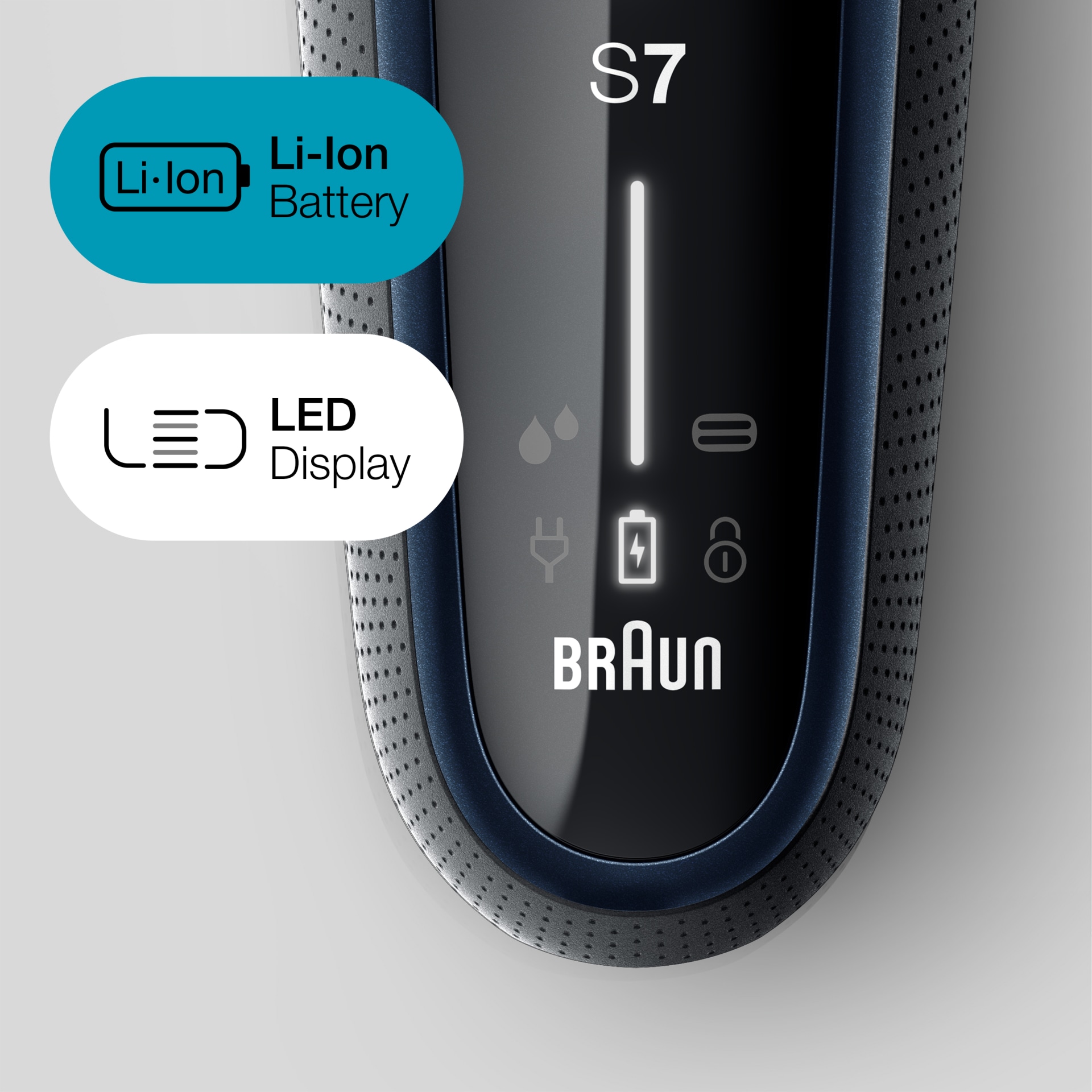 Li Ion Battery. LED display.