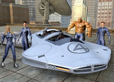 Fantastic Four: Rise of the Silver Surfer screenshot #1
